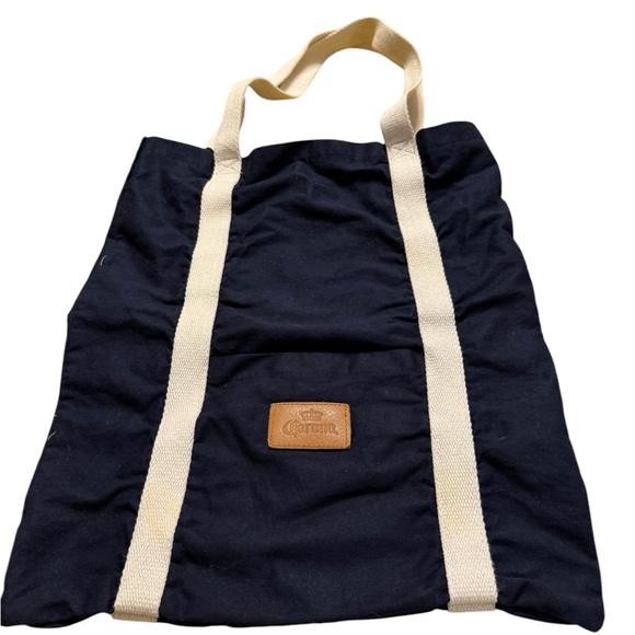 Corona Handbags - Corona cotton tote bag in Navy. Front pocket. GUC